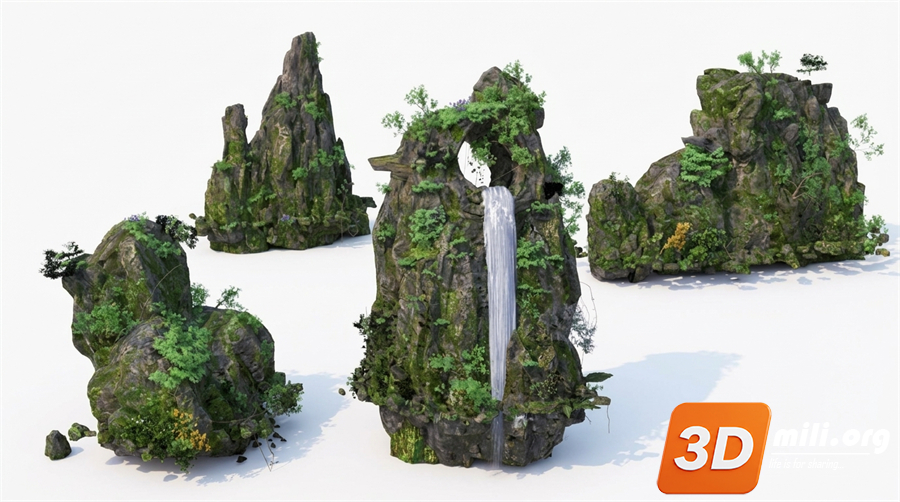 Rockery Skp Files